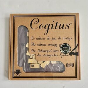 Cogitus Solitaire Strategy Board Game Puzzle Wood Tiles France